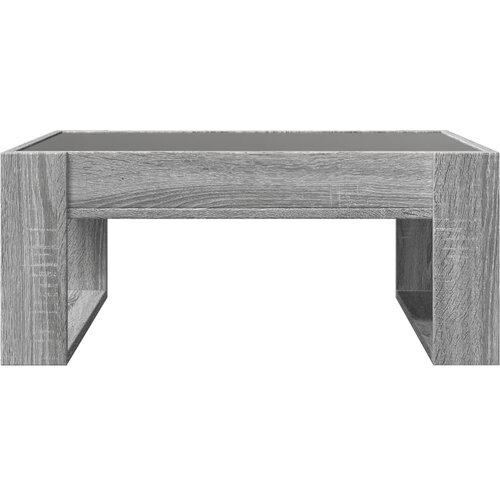  Stolić s beskonačnim LED svjetlima boja hrasta 70x53x30 cm Slike