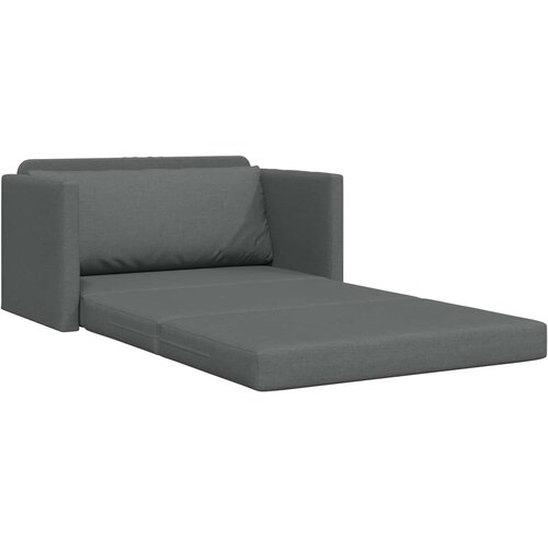  Krevet na razvlačenje 110cm Tamno siva tkanina Slike