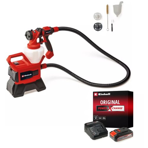 Einhell TE-SY 18/90 Li-Solo Aku pistolj za farbanje+PXC 2,5Ah Starter kit Cene
