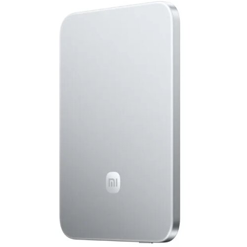 Xiaomi UltraThin Magnetic Power Bank 5000 15W GL Glacier Silver (BHR08Z2GL) Slike