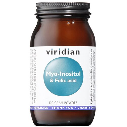 Viridian Nutrition Myo-Inositol s folnom kiselinom Viridian (120g) Cene