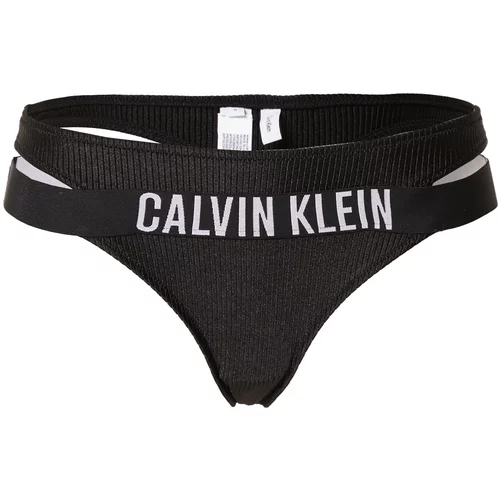Calvin Klein Swimwear Bikini hlačke črna / off-bela