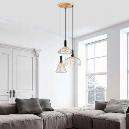 Opviq dear - 11221 shiny gold chandelier Slike