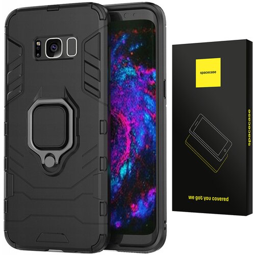 Spacecase OVITEK X-RING GALAXY S8 ČRN OVITEK ZA TELEFON SAMSUNG, (21971525) Cene