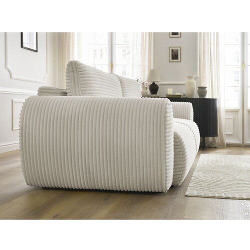 Bobochic Paris Krem sklopiva sofa od samta 257 cm Lucien &amp;ndash; Slike