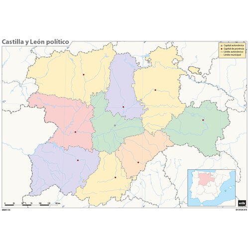 Grupo MUTE MAPA JE POLITIČNA CASTILLA Y LEON, (21241121) Cene