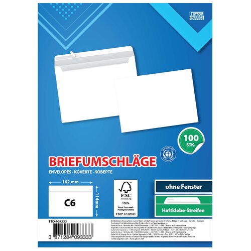 TTO Koverta C6 Strip 100/1 BI Cijene