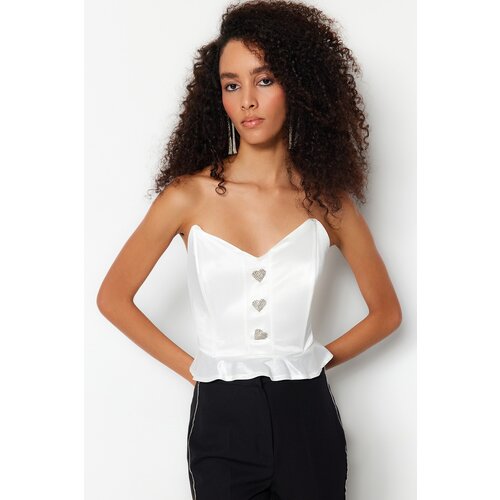 Trendyol Blouse - Ecru - Fitted Slike