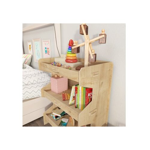 Woody Fashion Fesa kućna polica, 65,6x80,5x34,3 cm, boje hrasta Slike