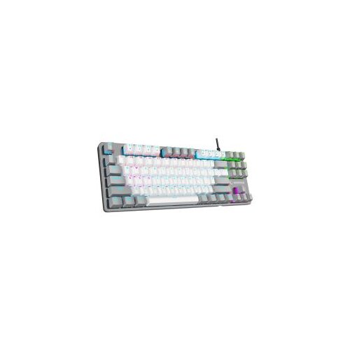  Tastatura gaming RAMPAGE SNUG K14 White/Gray Red Switch Mechanical Gaming Keyboard ENGLISH Layout English Rainbow TKL, 41852 Cijene