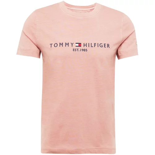 Tommy Hilfiger Majica mornarska / pastelno roza / rdeča / bela