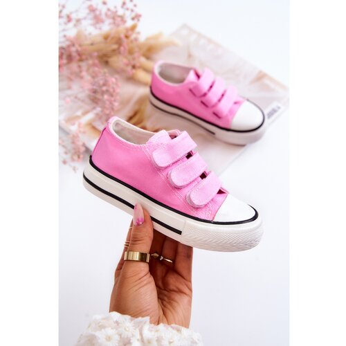 Kesi Children&amp;#039;s Sneakers With Velcro Pink Bernie Slike