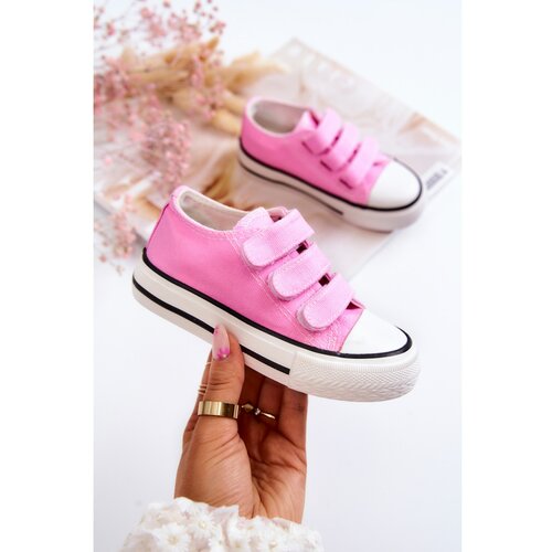 Kesi Children's Sneakers With Velcro Pink Bernie Slike