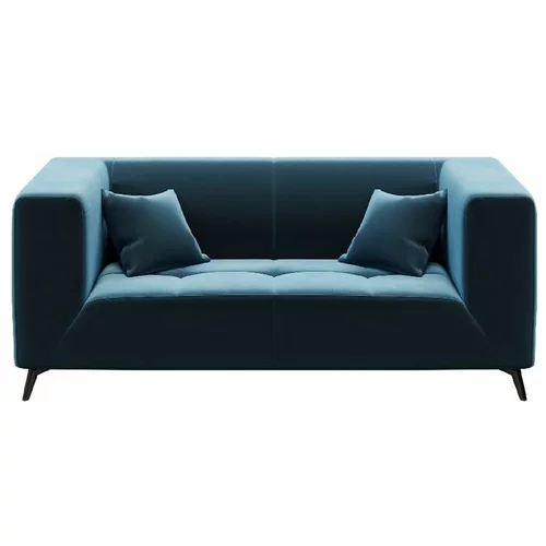 MESONICA plavi baršunasti kauč Toro, 187 cm