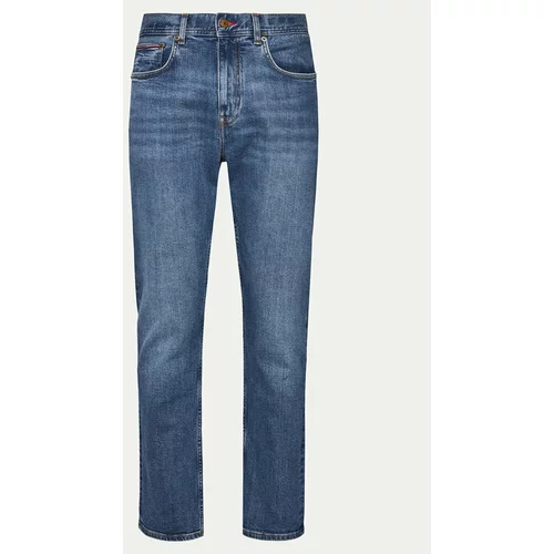 Tommy Hilfiger Jeans hlače Mercer MW0MW33946 Modra Straight Fit
