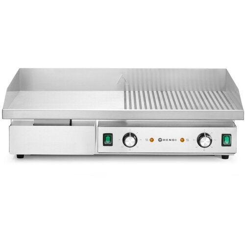 Hendi ro&amp;scaron;tilj, pola ravan, pola rebrast, budget line, 400V/4400W, 720x460x(H)241mm Slike
