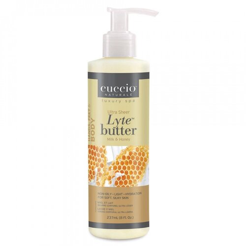 CUCCIO losion za telo ultra sheer butter med i sojino mleko 237 ml Slike
