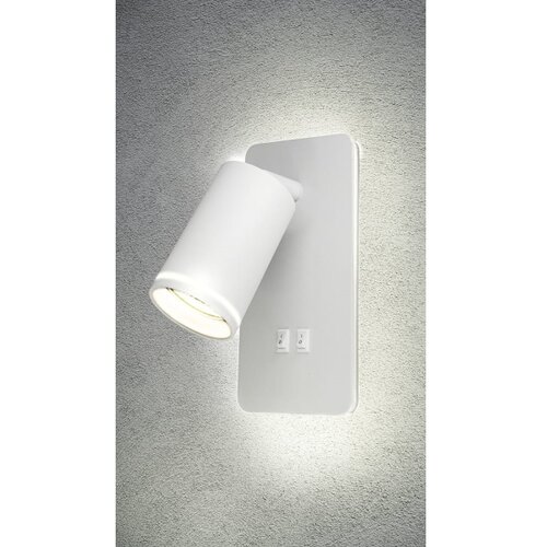  LED zidna spot svetiljka PARIS 1xGU10/10W/230V + LED/6W/230V bela Slike