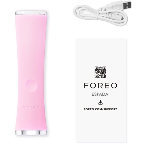 Foreo ESPADA&amp;trade; 2 pero z modro lučko za pomirjenje pojava aken Pearl Pink 1 kos Slike