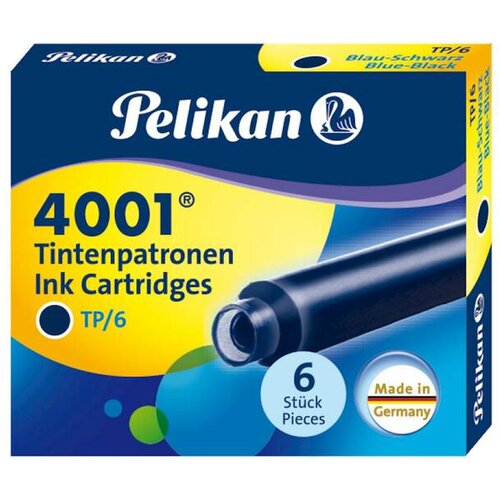 Pelikan črnilni vložek tp/6, moder-črn 301184 Cene