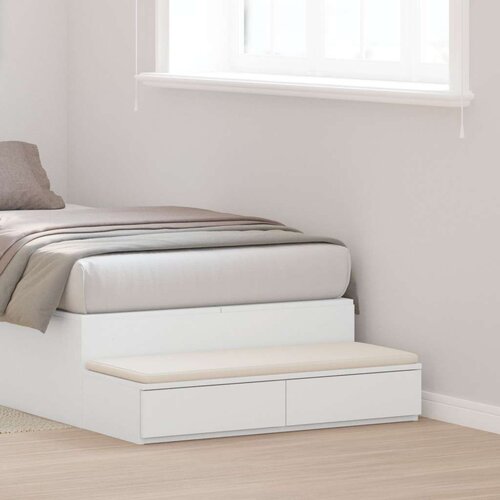  Bijele ladice za krevet 75x36 5x16 5 cm od iverice Slike