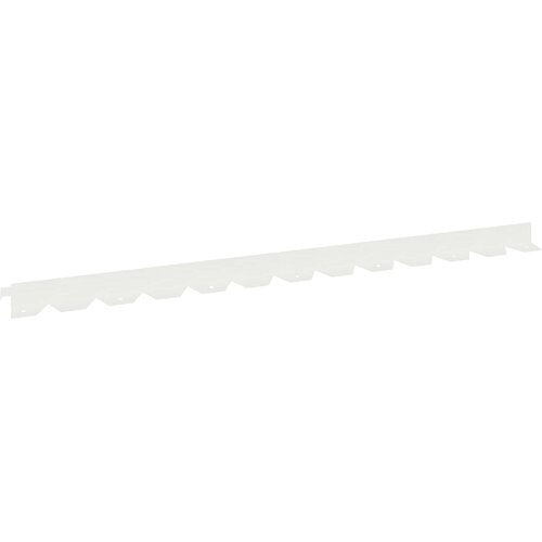 vidaXL Robovi trave 30 pcs 102 x 4 x 4 cm Jeklo Bela, (5000301463) Cene