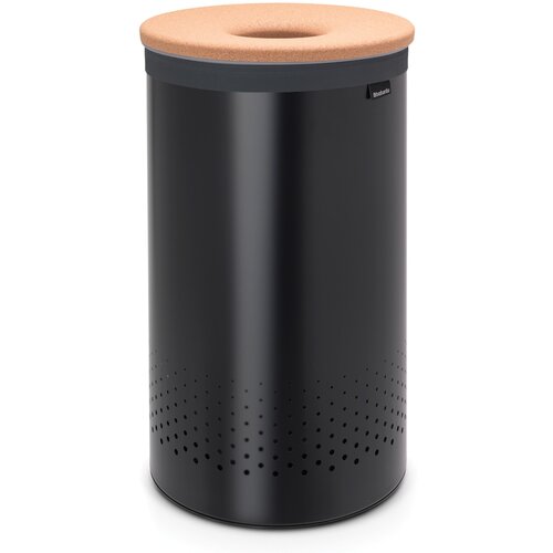 Brabantia koš za perilo 60L okrogel, črn Cene