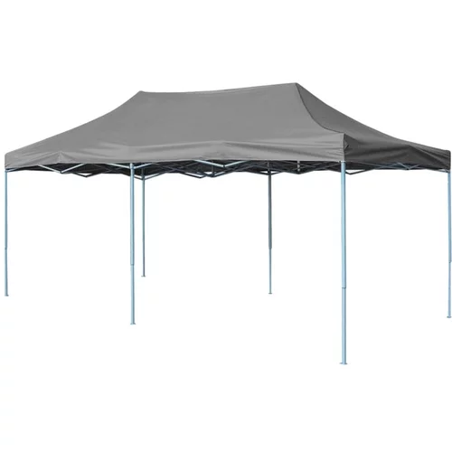  Zložljiv pop-up šotor za zabave 3x6 m antraciten