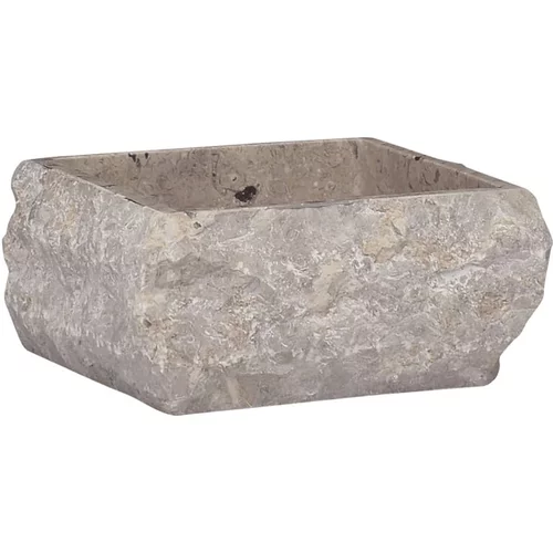  Umivalnik siv 30x30x13 cm marmor