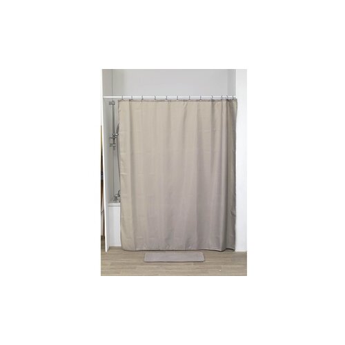 Tendance zavesa za kadu diamonds 180x200cm poliester taupe Cene