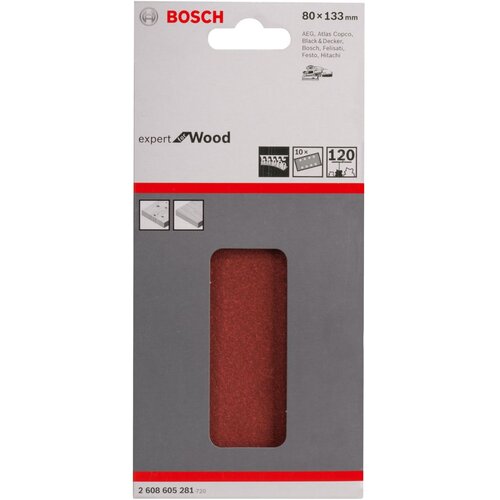 Bosch Brusni list C430, pakovanje od 10 komada 80 x 133 mm, 120 pakovanje od 10 komada - 2608605281 Cene