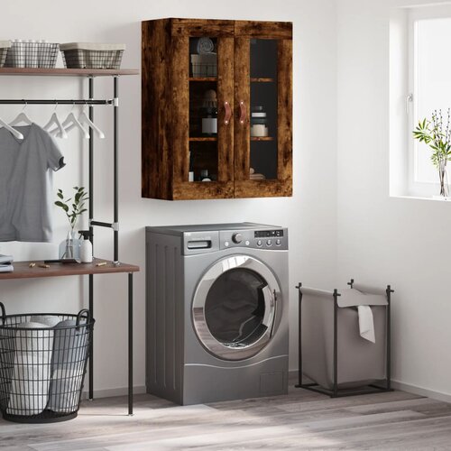 The Living Store Stenska omarica dimljen hrast 69,5x34x90 cm - Stenska Omarica, (21430014) Cene