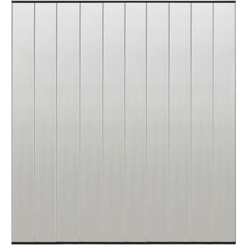 vidaXL Mrežasta zavesa za vrata proti mrčesu 10-delna črna 240x240 cm