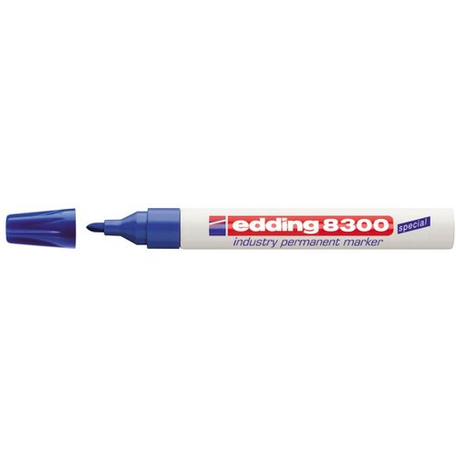 Edding industrijski permanent marker E-8300 1,5-3mm plava Slike