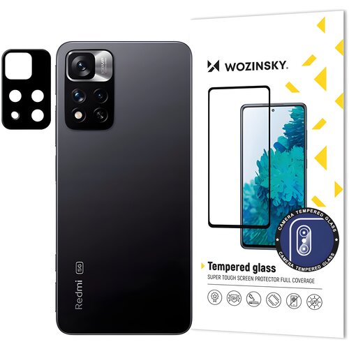 Wozinsky kaljeno staklo za kameru 9H za Xiaomi Redmi Note 11 Pro Plus/Redmi Note 11 Pro - Crna Cijene