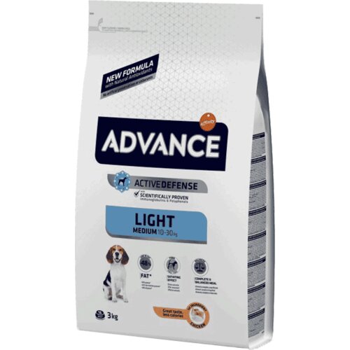 Advance Hrana za gojazne pse srednjih rasa Medium Adult Light Cene