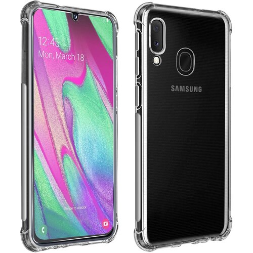 AVIZAR samsung galaxy A40 premium 360&deg; protection pack: mehka torbica iz kaljenega stekla, odporna na udarce - prozorna, (20626652) Cene