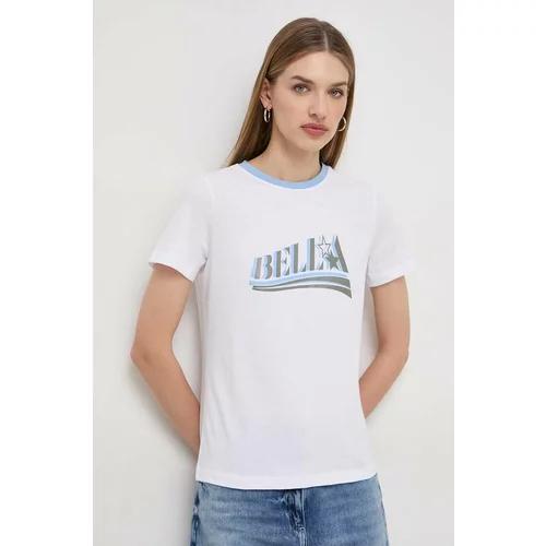 Marella Pamučna majica za žene, boja: bijela