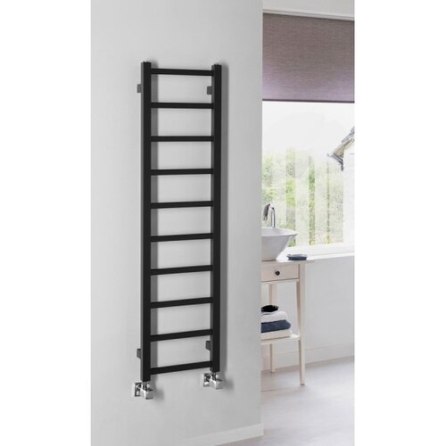Sapho kupatilski radijator metro light 211W 30x114 cm mat crne boje Slike