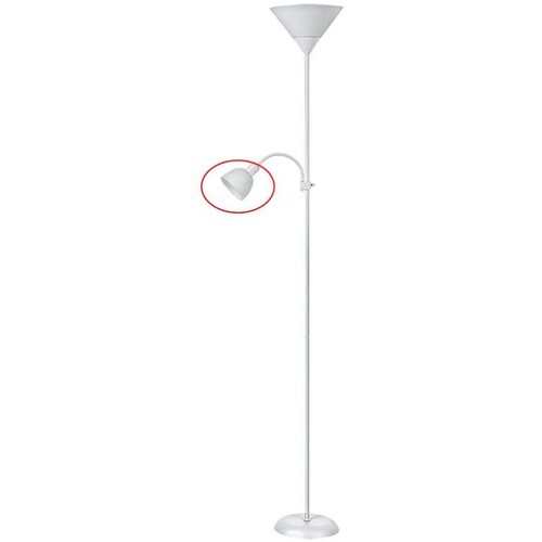 Rabalux 4061 - zamenski abažur za podnu lampu action E14, mali, beo Cene