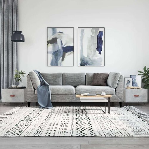  Stolići za kavu 2 kom Siva betona 50x50x40 cm konstruirano drvo Cijene