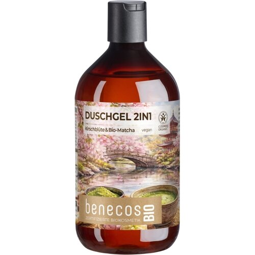 Benecos 2u1 gel za tu&scaron;iranje s bio cvjetovima tre&scaron;nje i bio matchom - Summer Edition - 500 ml Cijene
