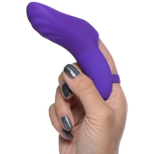 XR Brands FRISKY - Finger Bang Her Pro Finger Vibrator - Purple Cijene