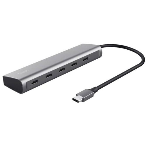 Trust portni razdelilnik usb - c hub halyx, 4 x usb - c, 1 x usb - c pd Slike
