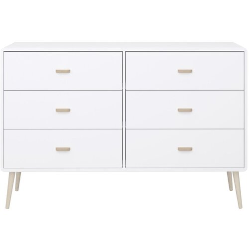 Tvilum Bijela niska komoda 135x89 cm Mino - Slike