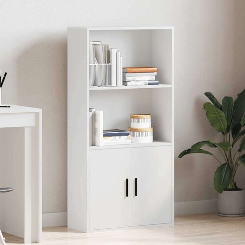 VidaXL Regal za knjige bijeli 60x24x120 cm od konstruiranog drva Slike