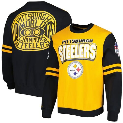 Mitchell And Ness Pittsburgh Steelers All Over Crew 2.0 pulover Cene