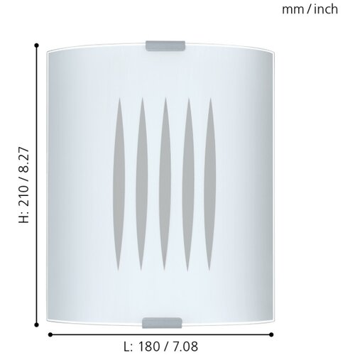 Eglo Grafik zidna lampa/1 dekor crte Cijene