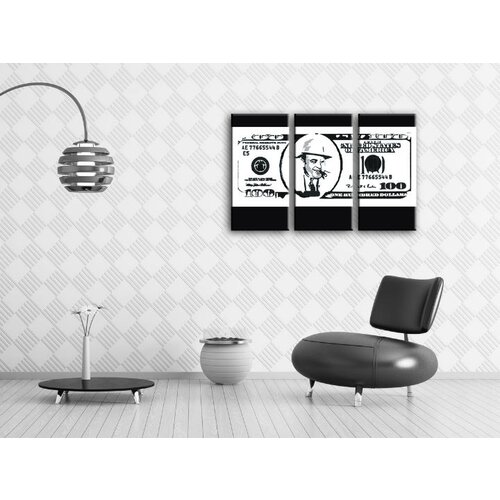  Ročno izdelana slika POP Art AL CAPONE 3-delna (POP ART slike) Slike