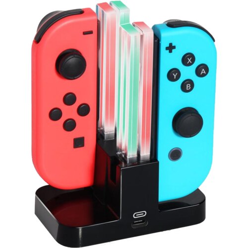INF Polnilna postaja Nintendo Switch Joy-Con za 4 krmilnike za igre, (21275357) Cene